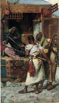 unknow artist Arab or Arabic people and life. Orientalism oil paintings  434